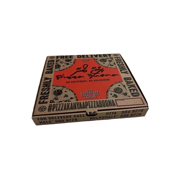 Pizzakarton aus Wellpappe