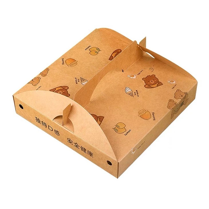 Anpassbare Pizzaschachtel zum Mitnehmen
