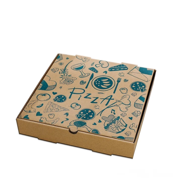 Pizza-Verpackungspapierbox mit individuellem Logo
