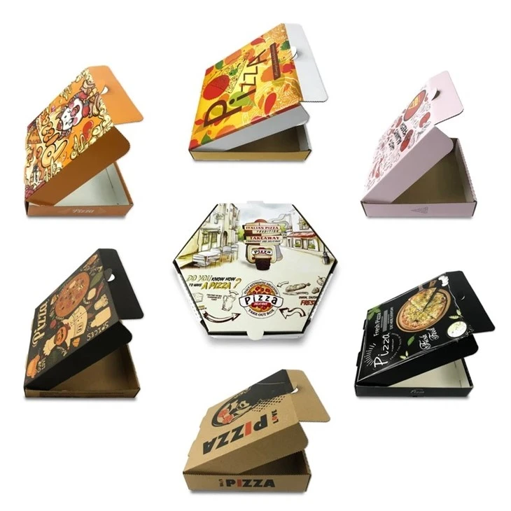 Recycelbar   Pappe   Bunt   Pizza   Box