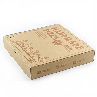 Luxus-Pizzaschachtel aus Wellpappe mit individuellem Logo in Lebensmittelqualität