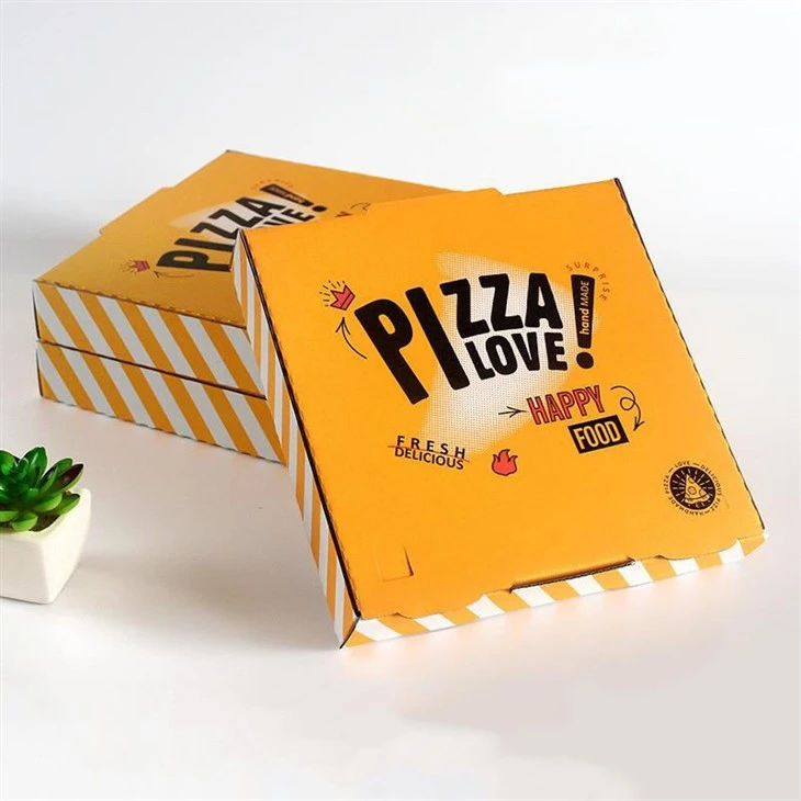 Lieferant individuell gestaltete, bedruckte Pizzakartons